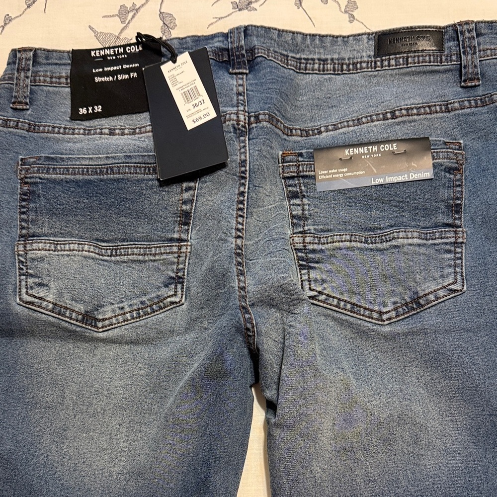 Kenneth Cole Light Blue Slim Fit Jeans!!